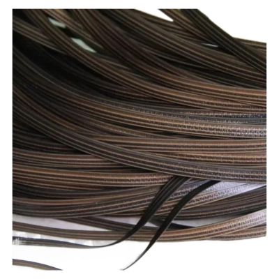LuoAXINN Rattan Repair Kit, 65 m Flat Synthetic Rattan, Coffee Gradient