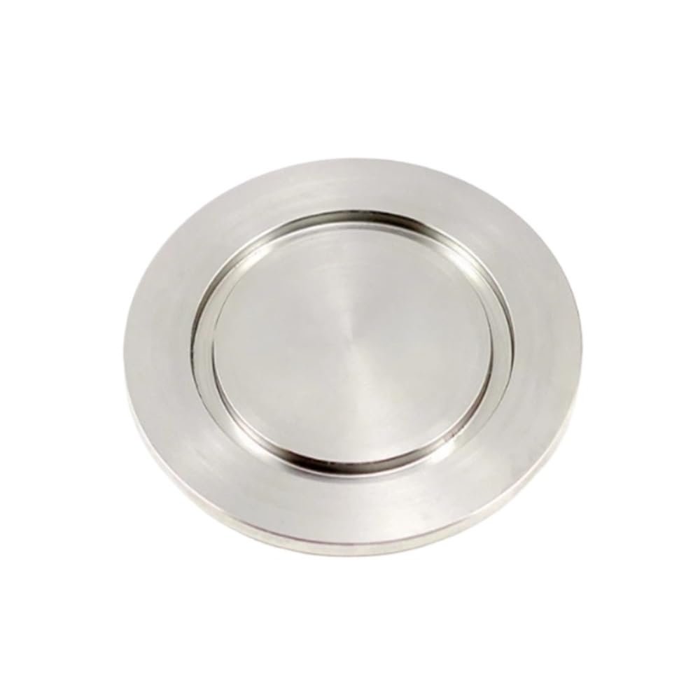 KF10 KF16 KF25 KF40 Vacuum Flange Blank Plate, 304 Stainless Steel Vacuum Baffle, Quick-Install Cover (KF10, 1 pc)