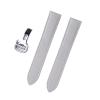 SiChouwz Replacement Watch Band, Compatible with Tank London, Genuine Leather, 17 mm, 18 mm, 19 mm, 20 mm, 22 mm (Milkshake White, 21) view 1