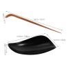 WATIIFUFU Ceramic Tea Spoon and Nonstick Tea Leaf Scoop Set view 2