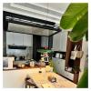 Folding Sliding Window for Food Stands with Lock, Aluminum Frame and Safety Glass view 1