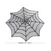 Wsymxuo Halloween Tablecloth with Spiderweb Design view 3