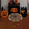 Wsymxuo Halloween Tablecloth with Spiderweb Design view 4