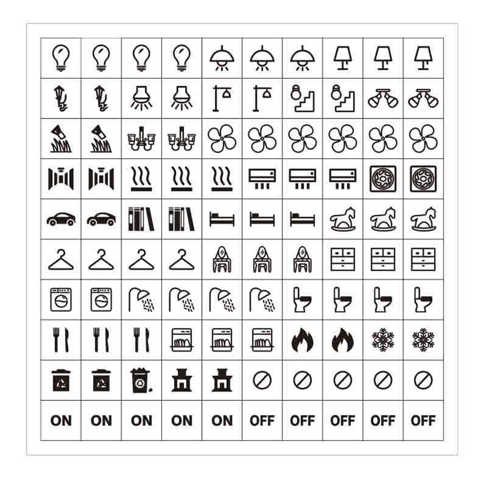 Kaeltsyn Light Switch Stickers