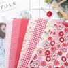 Garosa 7-Piece Cotton Fabric, Red Flower Series view 3