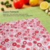 Garosa 7-Piece Cotton Fabric, Red Flower Series view 4