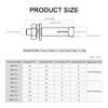 Anchor Bolts, 3-Pack, 304 Stainless Steel Sleeve Anchors with Hex Nuts and Bolts (M8 × 120) view 4