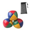 Luwecf 3-Piece PU Juggling Ball Set, Mini Beginner Balls, Four Colors view 1