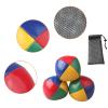 Luwecf 3-Piece PU Juggling Ball Set, Mini Beginner Balls, Four Colors view 2