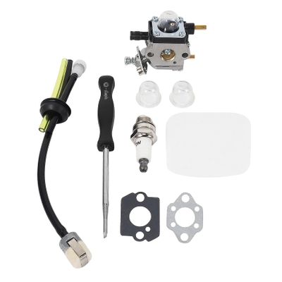 C1U-K54A Carburetor Repower for 2-Stroke Mantis 7222, 7222M, 7222E, 7225, 7230, 7240, 7920 and 7924 Tillers/Cultivators, with Air Filter and Throttle Accessories for Lawn Mowers