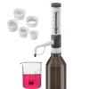 Bottle-Top Dispenser for Laboratory Chemicals, Adjustable Capacity, with 5 Adapters view 1