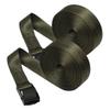 GAROZATION 2 Rolls Adjustable Nylon Tie-Down Straps with Clamp Lock and Zinc Alloy Buckle, Easy to Store, for Outdoor Bicycles and RVs view 1