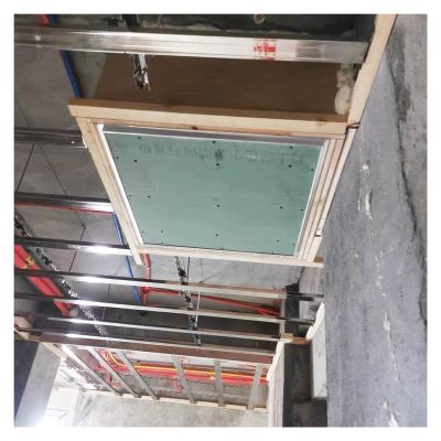 Aluminum Wall or Ceiling Inspection Door 24 x 48, Pop-Up Access Panel for Plumbing and Maintenance Work (35.6 x 30.5 cm)