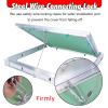 Aluminum Wall or Ceiling Inspection Door 24 x 48, Pop-Up Access Panel for Plumbing and Maintenance Work (35.6 x 30.5 cm) view 4