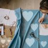 Heart-Shaped Quilt Template Set view 4