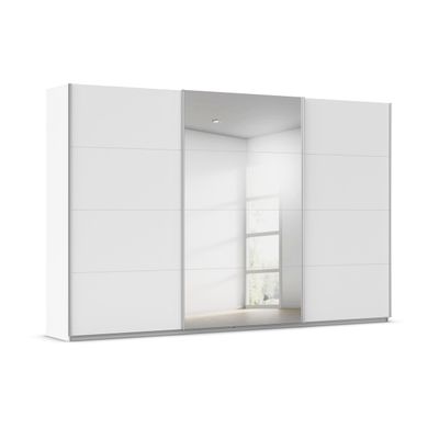 Rauch Möbel KULMBACH Sliding-Door Wardrobe, White, 360 cm Wide