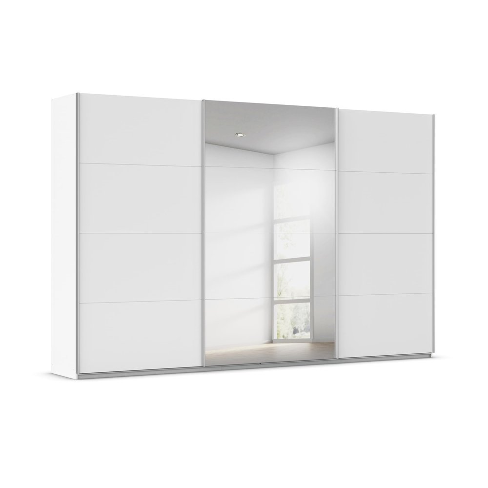 Rauch Möbel KULMBACH Sliding-Door Wardrobe, White, 360 cm Wide