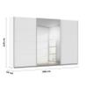 Rauch Möbel KULMBACH Sliding-Door Wardrobe, White, 360 cm Wide view 3