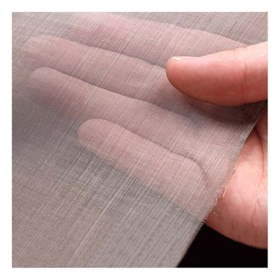 304 Stainless Steel Woven Wire Mesh, 100 Mesh, Silver, 1.2 × 12 m