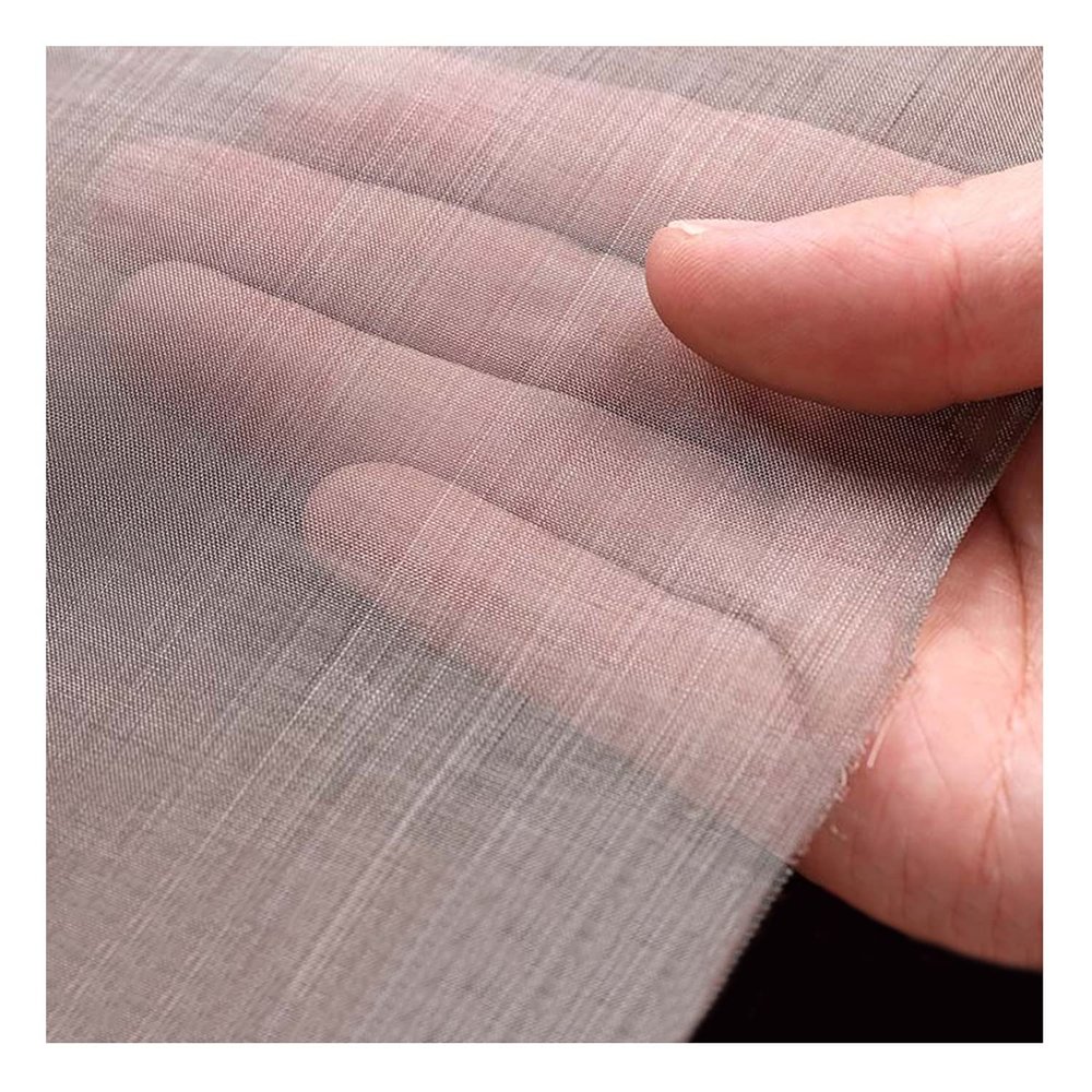 304 Stainless Steel Woven Wire Mesh, 100 Mesh, Silver, 1.2 × 12 m