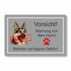 Personalized Dog Warning Sign with Photo – No Need to Ring view 1
