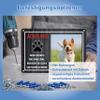 Personalized Dog Warning Sign with Photo – No Need to Ring view 3