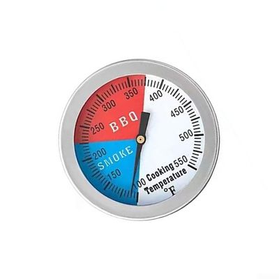 Stainless Steel BBQ Oven Thermometer with 52mm Display