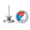 Stainless Steel BBQ Oven Thermometer with 52mm Display view 2