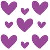 Rub On Sticker Hearts Love A6 Format view 1