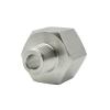 BSP Female-to-Male 304 Stainless Steel Reducing Hex Pipe Fitting, 3/8 in Male to 1/2 in Female view 4