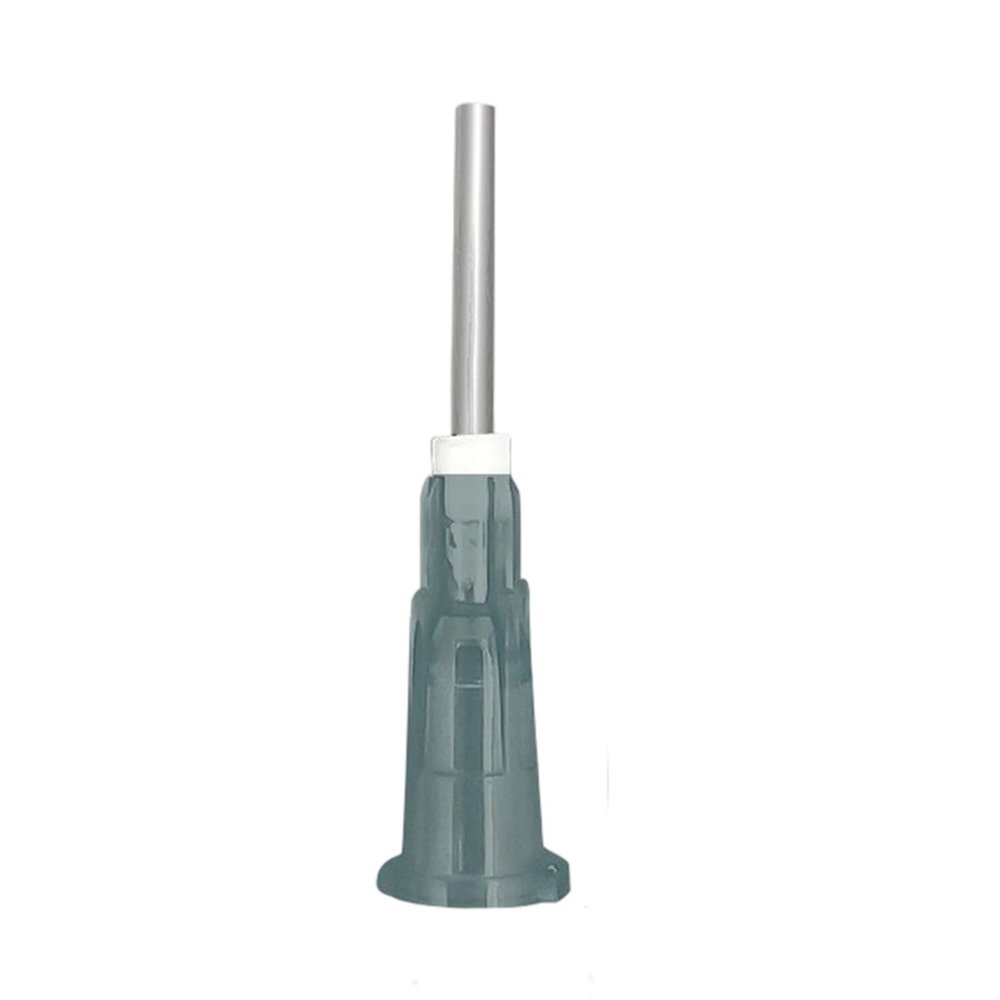 50 Light Green Industrial Dispensing Needles, 14 Gauge, PP and Stainless Steel