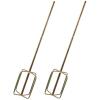 Rust-Resistant Mixing Rods, 2-Piece Alloy Set for Drills view 1