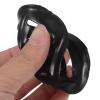 Gadpiparty 10-Pack Black Rubber Chin Guards for Safety Helmets view 4