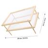 PLAFOPE Practical Pasta Drying Rack with Non-Slip Feet view 2