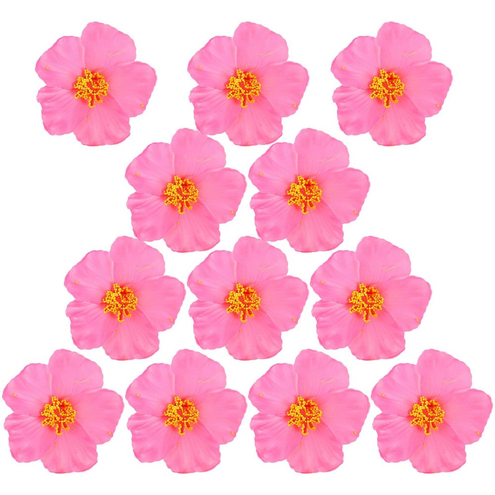 CIMAXIC Artificial Hibiscus Flowers - 10 Pieces
