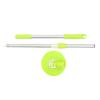 HEALEEP Green Stainless Steel Spin Mop Handle, Detachable and Reinforced view 1