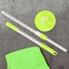 HEALEEP Green Stainless Steel Spin Mop Handle, Detachable and Reinforced view 4