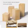 Wooden Bed Board for Mattress Support, Roll-Up Sofa Slats with Nylon Cord view 3