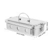 304 Stainless Steel Tray with Lid, 8 Inch, 1 Pc, Silver view 2