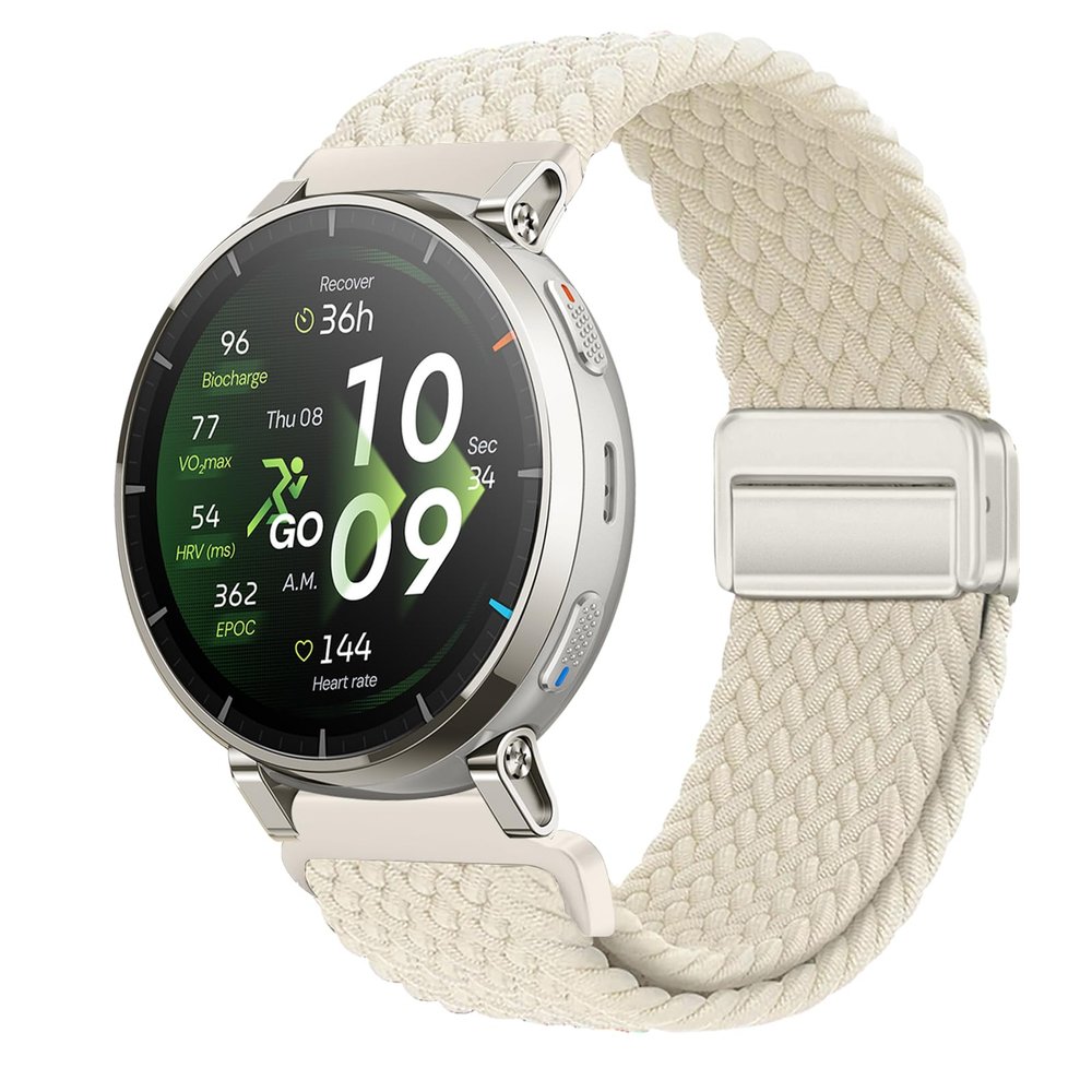 KeeFos 20mm Nylon Band for Amazfit Cheetah 2 Pro (Starlight)