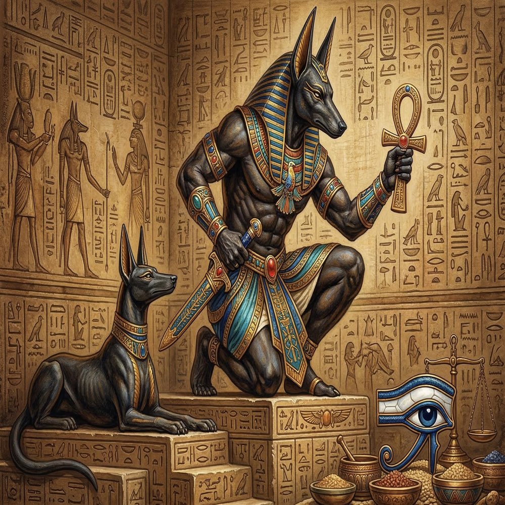 Anubis Puzzle, 1,000 Pieces, Relaxing Family Game and Gift