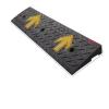Rubber Speed Bump, Rubber and Plastic Speed Bump Ramp (100 x 30 x 12 cm) view 2