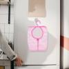 FELTECHELECTR Nylon Storage Bag with Mesh - Multifunctional Clothespin Bag in Pink view 4