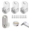JTKREW 4-Pack Oval Clothes Rod Holders view 1