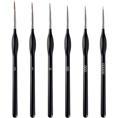 6-Piece Fine Detail Brush Set