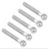 Stainless Steel Fish-Eye Ring Eye Bolts M8 x mm, 5-Pack, Silver view 1