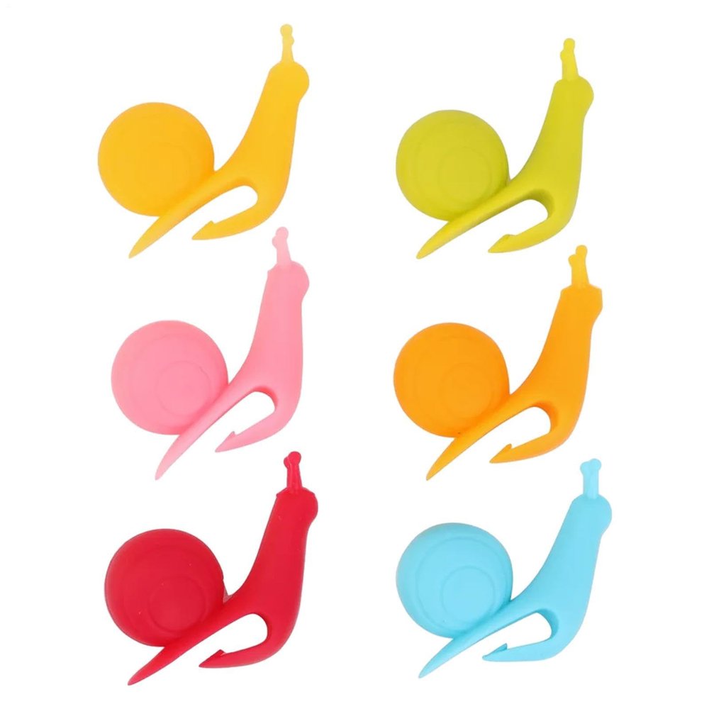 Silicone Tea Bag Holders, 6 Pack