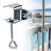 Nilioyul Patio Umbrella Table Clamp for Garden and Balcony Railings view 1