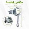 Nilioyul Patio Umbrella Table Clamp for Garden and Balcony Railings view 2