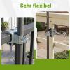 Nilioyul Patio Umbrella Table Clamp for Garden and Balcony Railings view 3